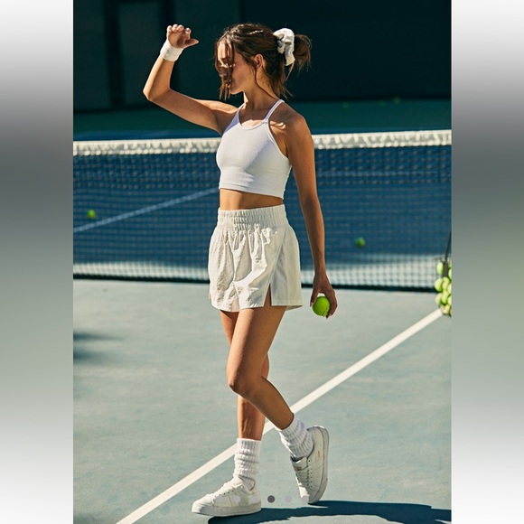 NWT Free People Movement Next Round Shorts - White - Picture 1 of 10